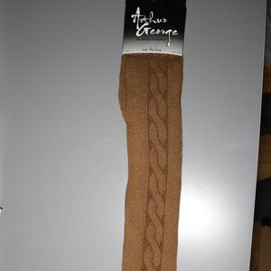 Brand New Arthur George by Rob Kardashian Brown Over the Knee Socks